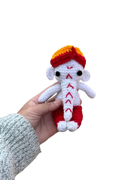 Ganesh Crochet Keyring